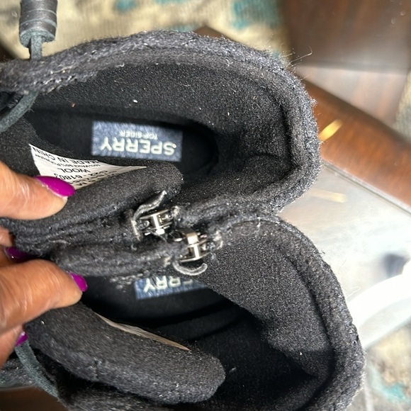 New Sperry‎ Wool Quilted Duck boots. Blackish grey - Picture 7 of 9